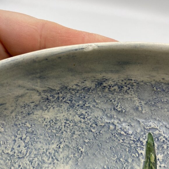 Salt Marsh Pottery Winter Beauty hanging dish trinket rings MA Floral - Picture 3 of 9